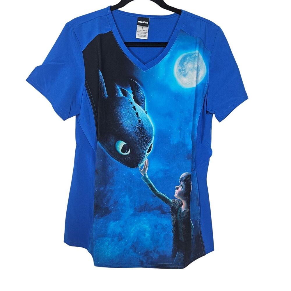 NEW Tooniforms S How To Train Your Dragon Modern Classic Scrub Top Fandom